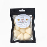 Packaged Wax Melts on a white background