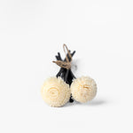 reed diffuser sticks on white background