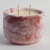 8 Oz Cement Vessel Refillable Candle