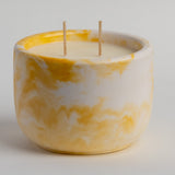 8 Oz Cement Vessel Refillable Candle